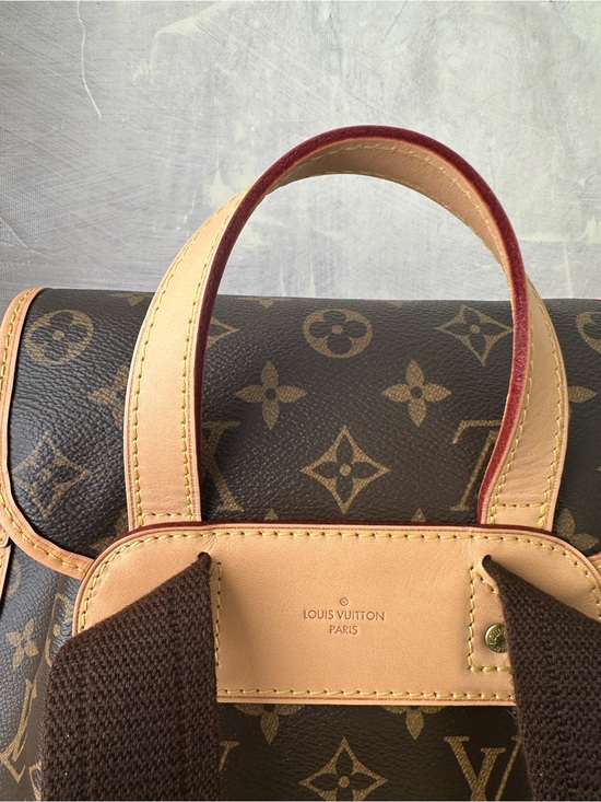Louis Vuitton Sac Bosphore Monogram Canvas Backpack with Vachetta Trim main image 12
